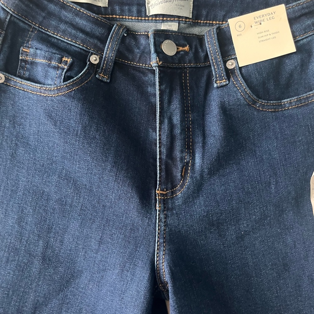 Universal Thread Dark Indigo Flare Jeans - Picture 10 of 16